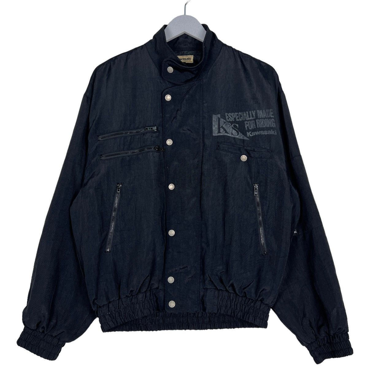 Vintage 🔥 VINTAGE KAWASAKI K'S RIDING BOMBER JACKET Size US L / EU 52-54 / 3 - 1 Thumbnail
