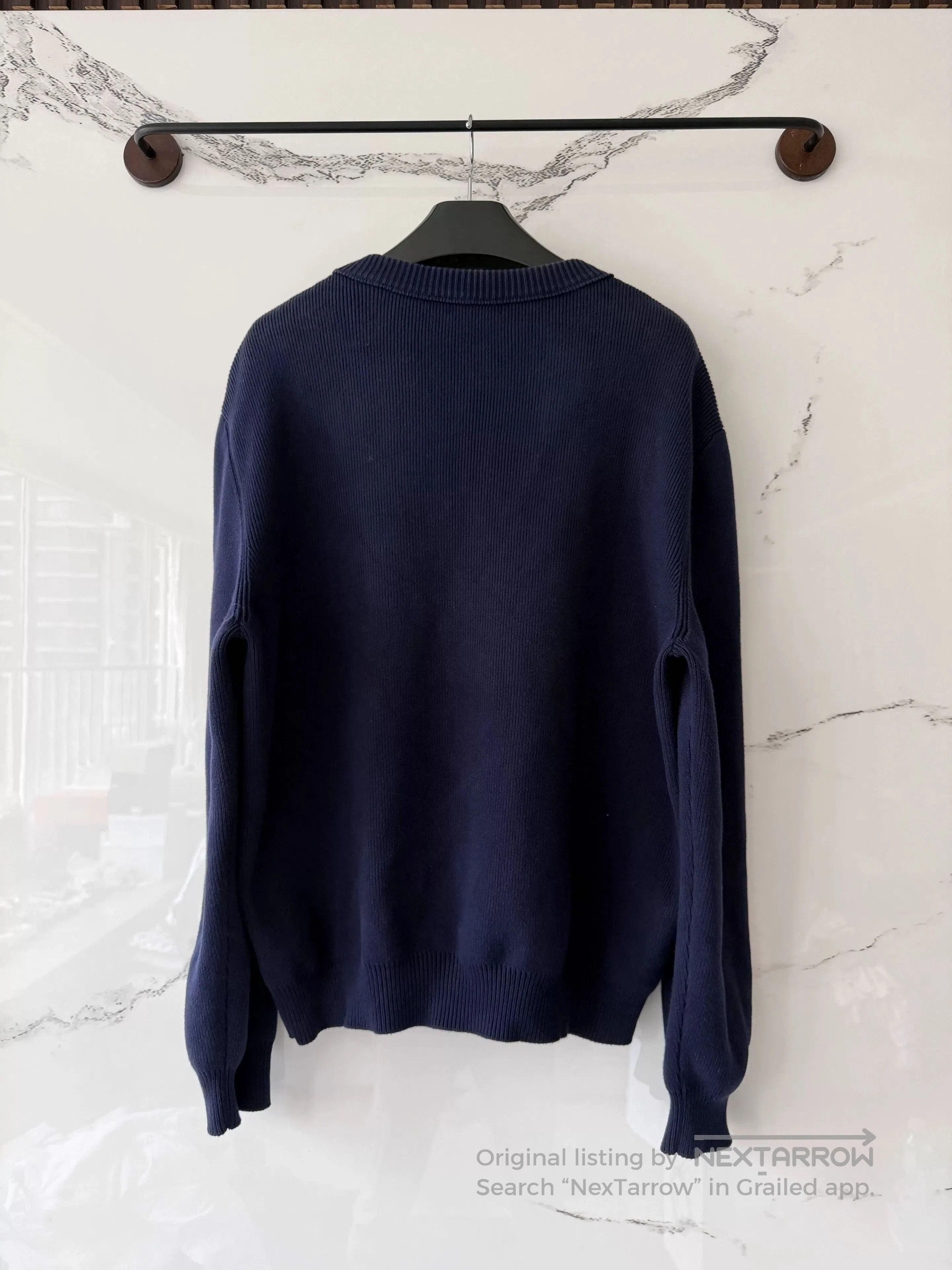 Celine celine blue logo sweater in xl size. Size XL / US 12-14 / IT 48-50 - 3 Thumbnail