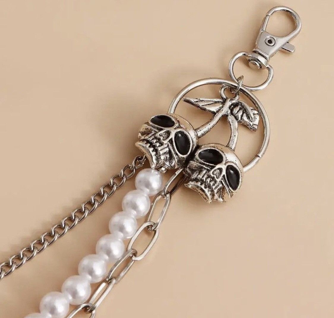 Jewelry Punk Waist Pants Chain Wallet Chain Skull Keychain Size ONE SIZE - 4 Thumbnail