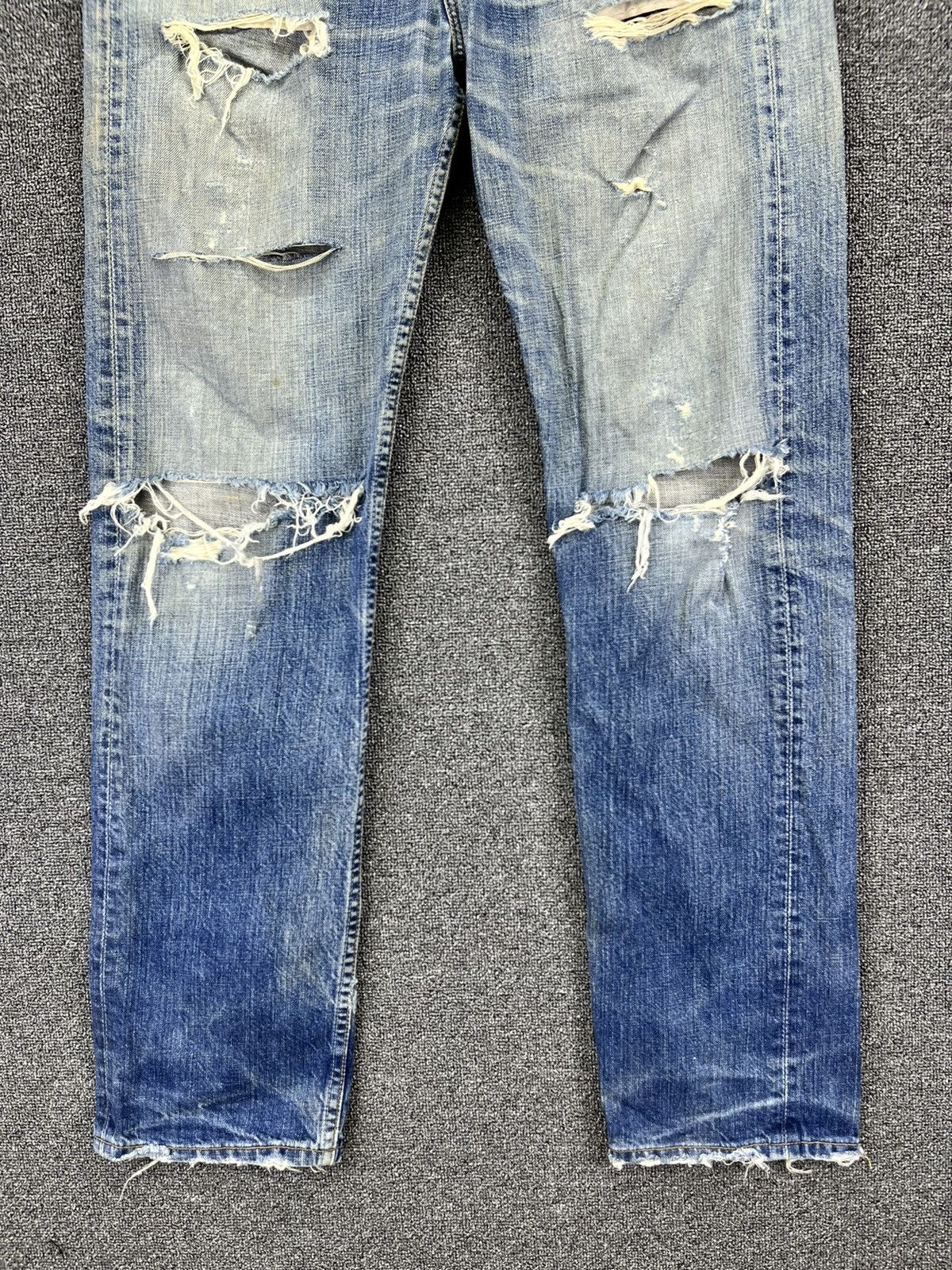 Levi's Vintage 90s Levis 501 Rare Trashed Jeans Denim Pants Size US 31 - 3 Thumbnail