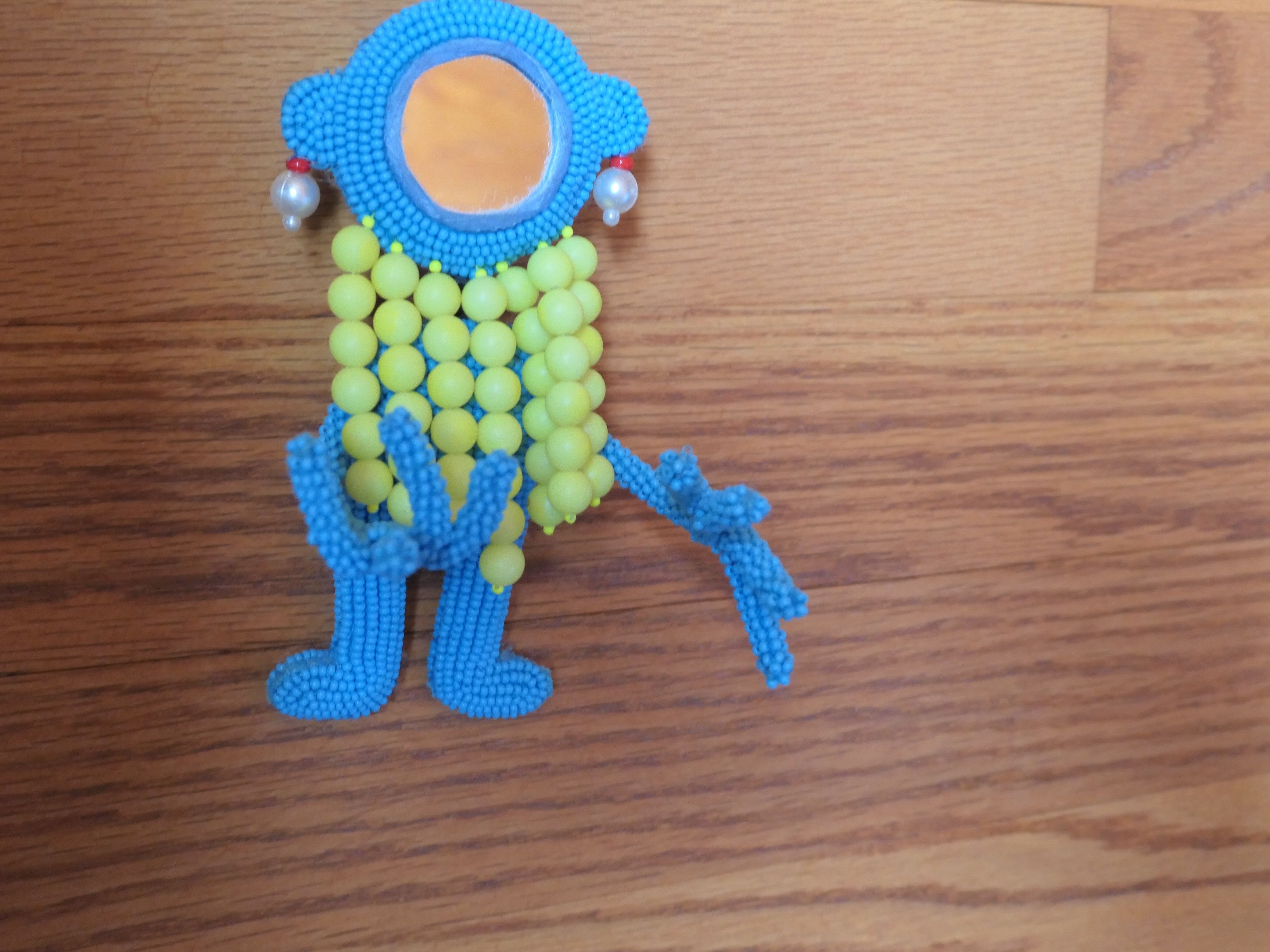 Walter Van Beirendonck 🔥 RARE Beaded Mirror Pendant - S/S21 🔥 Size ONE SIZE - 5 Thumbnail