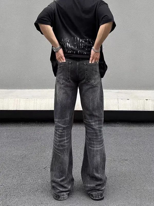 VIBE Vintage Street Washed and Aged Loose Casual Jeans Size US 30 / EU 46 - 2 Thumbnail