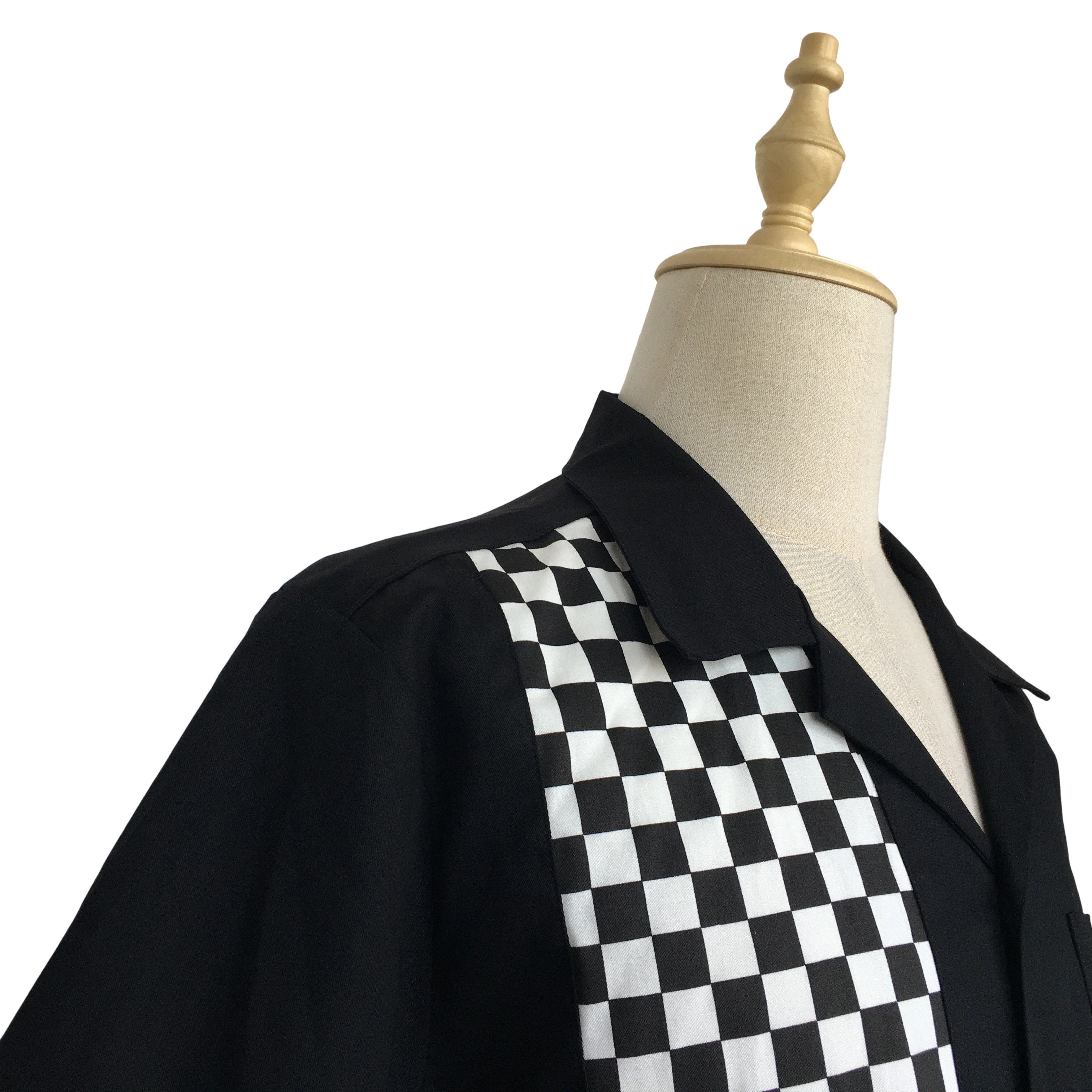 Other Black Casual Bowling Shirts Mosaic Panel Vintage Style Size US XL / EU 56 / 4 - 6 Thumbnail