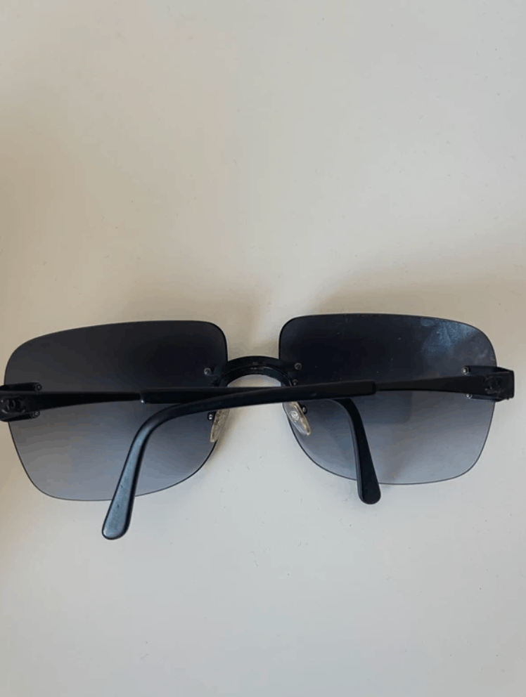 Chanel CHANEL Sunglasses 4006 Rhinestone 4017 CCLogo Vintage Size ONE SIZE - 2 Thumbnail