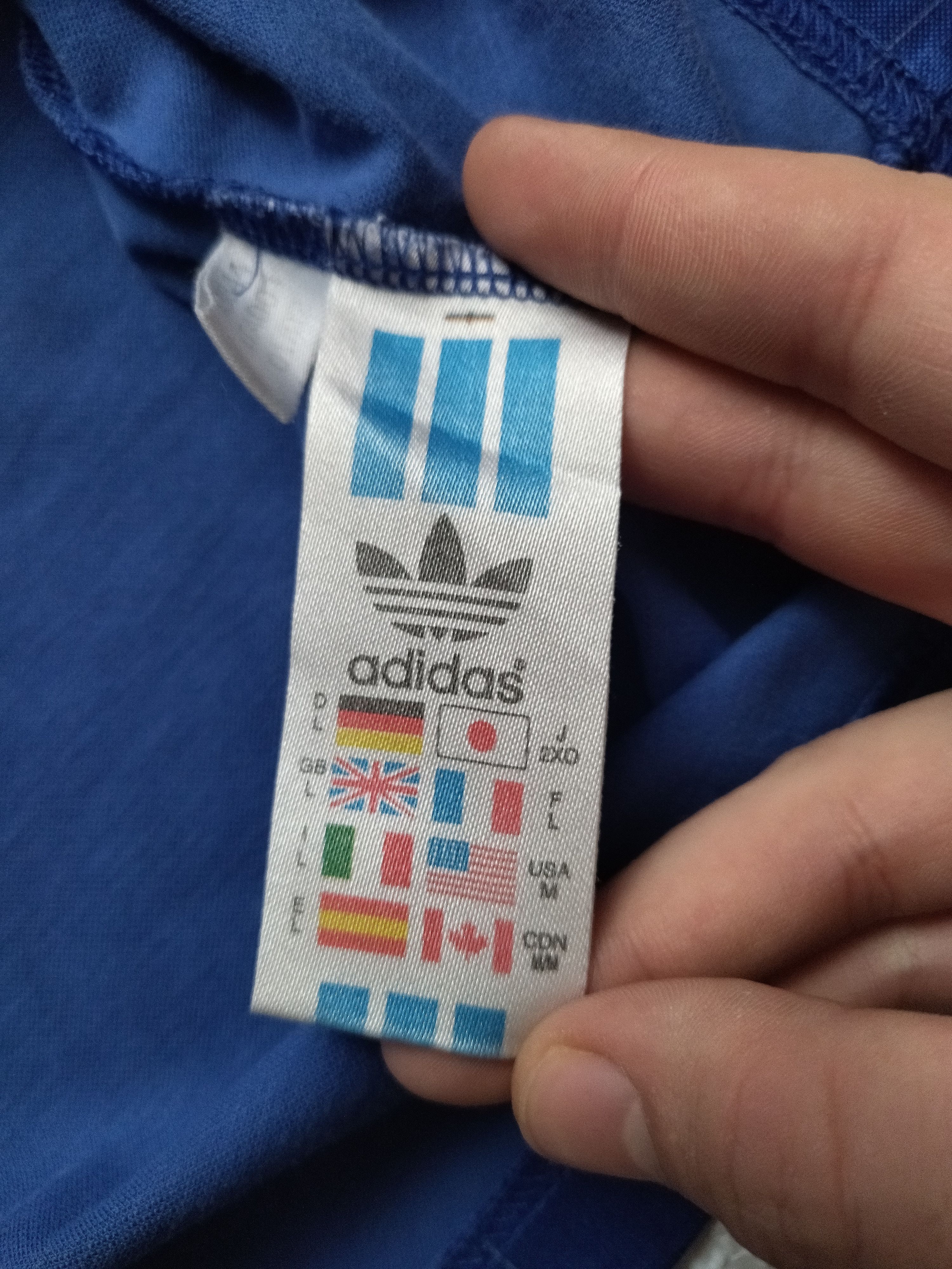 Adidas × Vintage VINTAGE ADIDAS FRANCE JERSEY PLATINI 10 NUMBER 2001-2003 Size US L / EU 52-54 / 3 - 6 Thumbnail