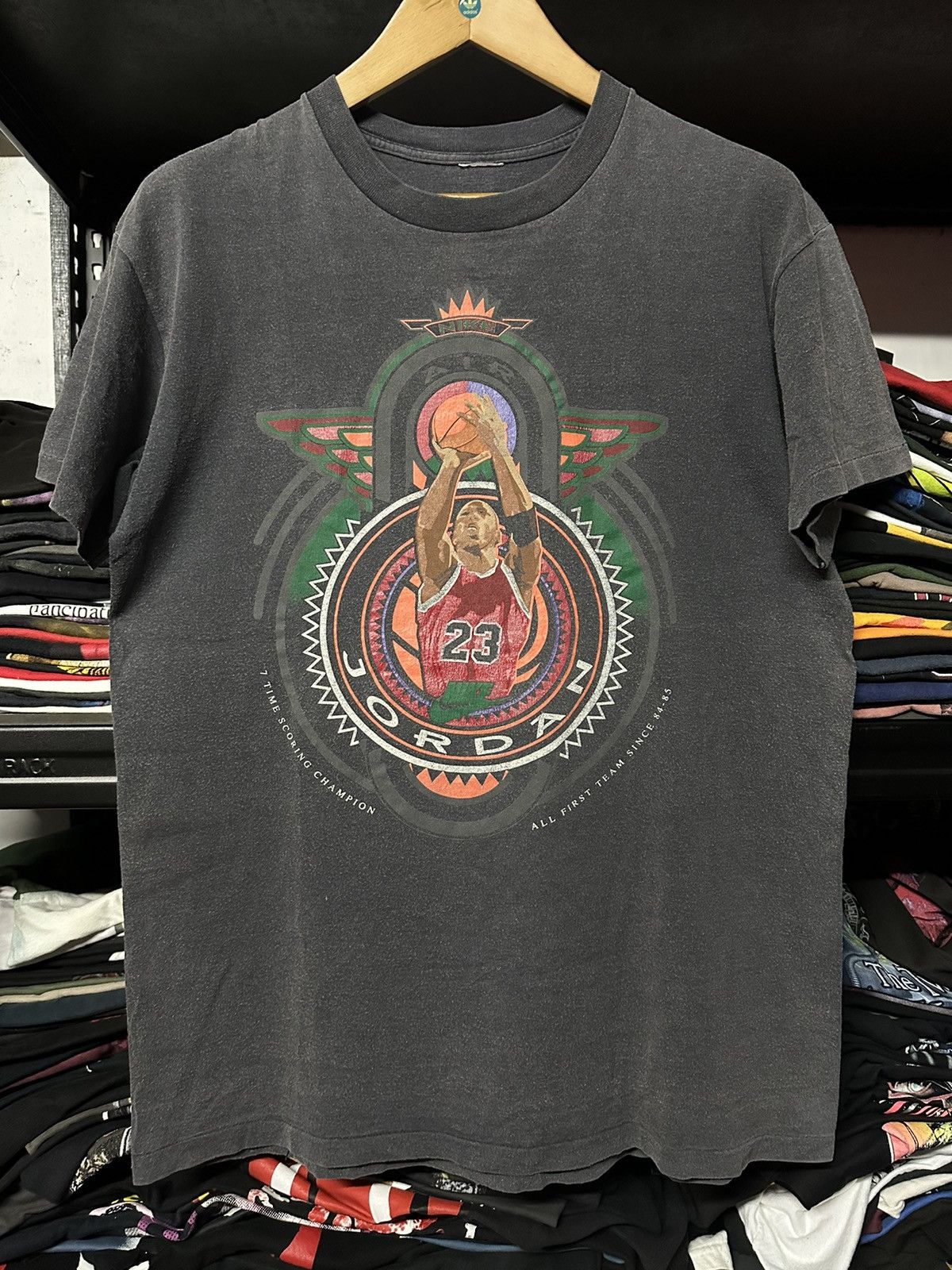 Vintage 90s NBA Nike Air Jordan Sun Faded Tee