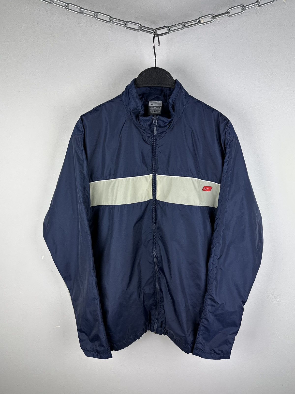 Nike × Vintage Vintage Y2K Nike Nylon Light Jacket Size US S / EU 44-46 / 1 - 1 Thumbnail