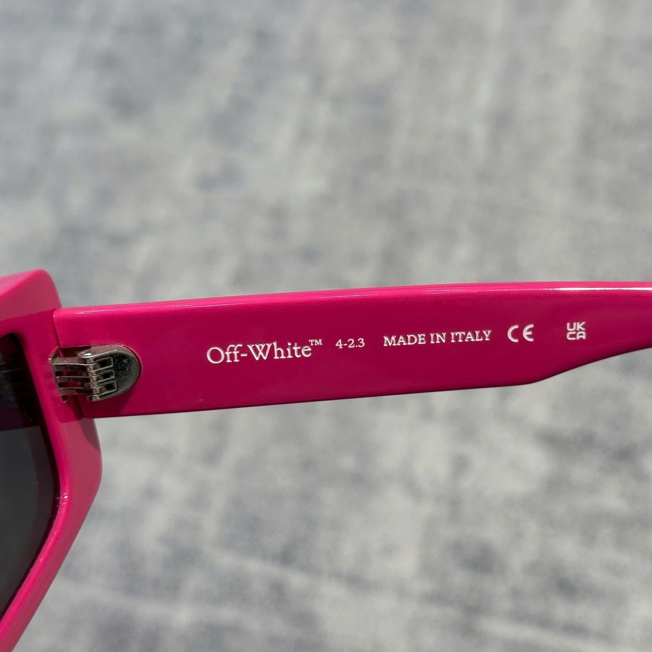 Off-White OFF WHITE ARTHUR PINK SUNGLASSES Size ONE SIZE - 5 Thumbnail