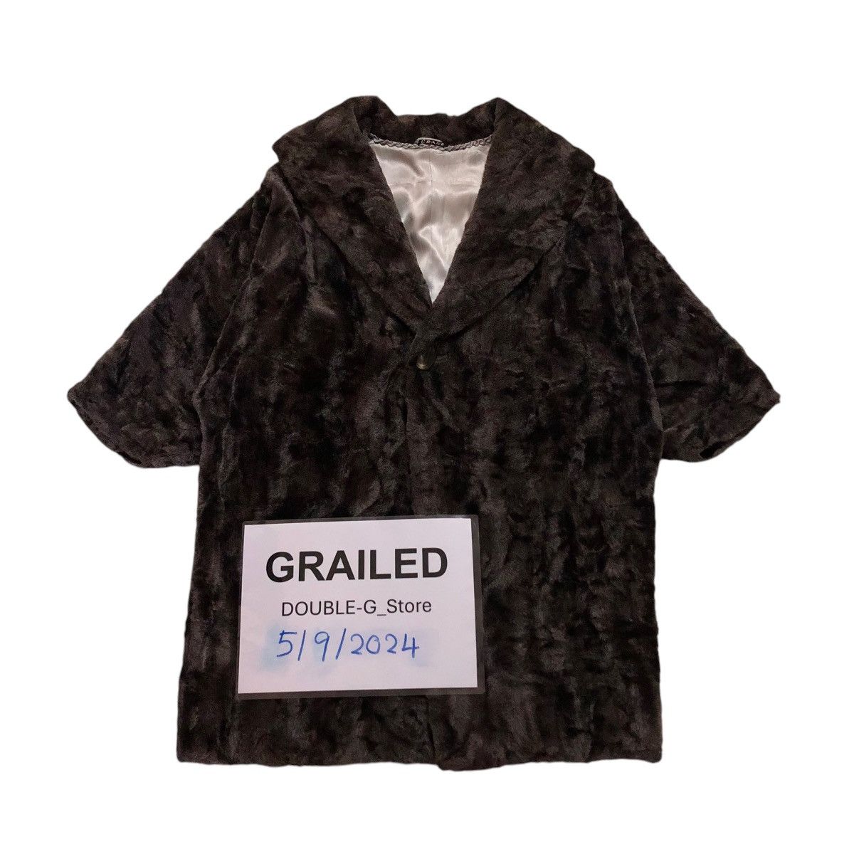 Japanese Brand 📌VINTAGE MOHAIR WOOL CASHMERE JACKET CRANE DOUBLE COLLAR Size US L / EU 52-54 / 3 - 1 Thumbnail