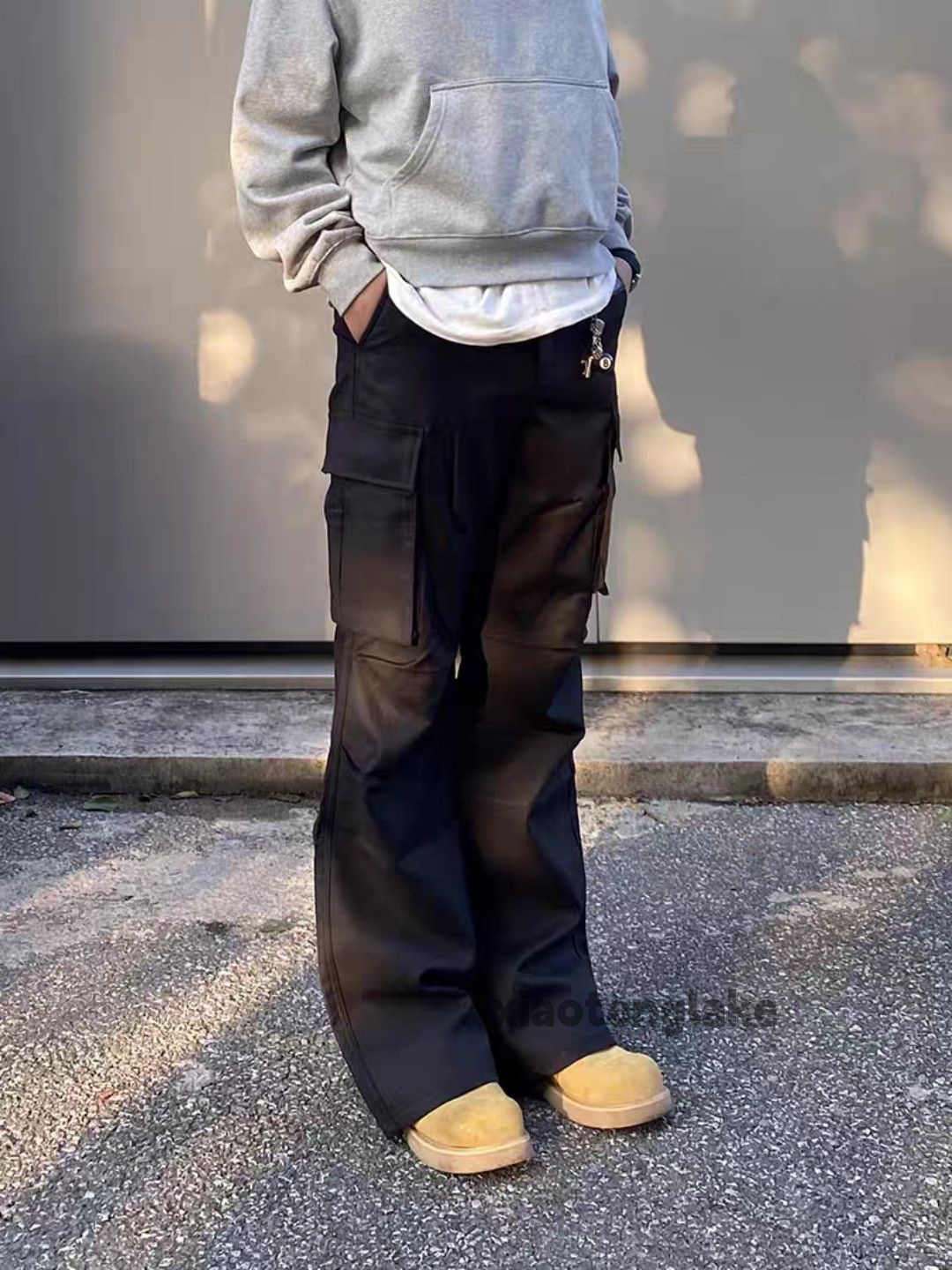 Designer × Japanese Brand × Vintage utility punk grunge bootcut flared pleased cargo pants Size US 28 / EU 44 - 4 Thumbnail