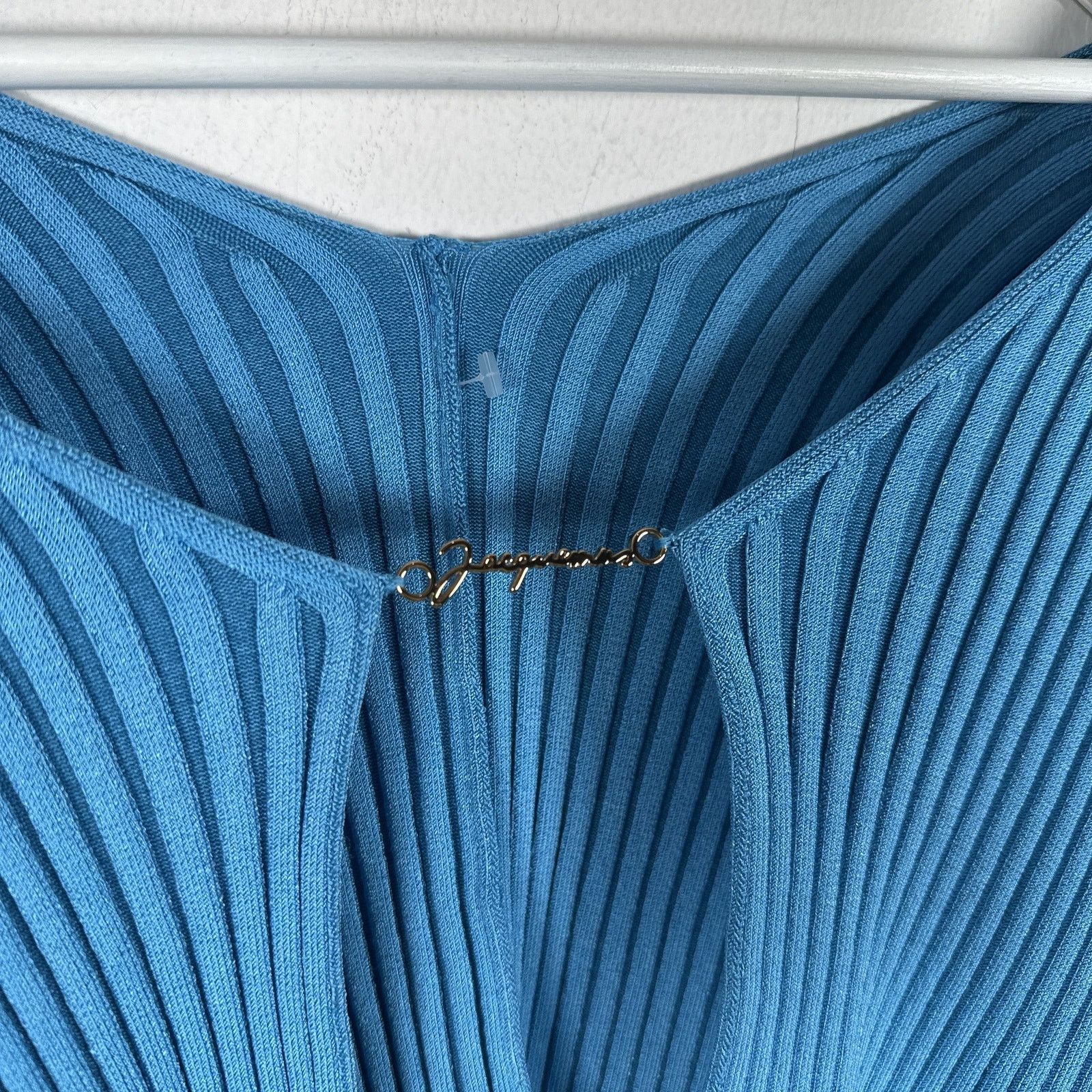 Jacquemus Jacquemus La Maille Pralu Cropped Cardigan Light Blue Size S Size S / US 4 / IT 40 - 3 Thumbnail