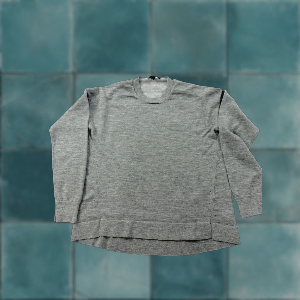 J.Crew J.Crew Sweater Women’s Small Gray Wool Blend Cable-Knit Pullover Long Sleeve Size S / US 4 / IT 40 - 1 Thumbnail