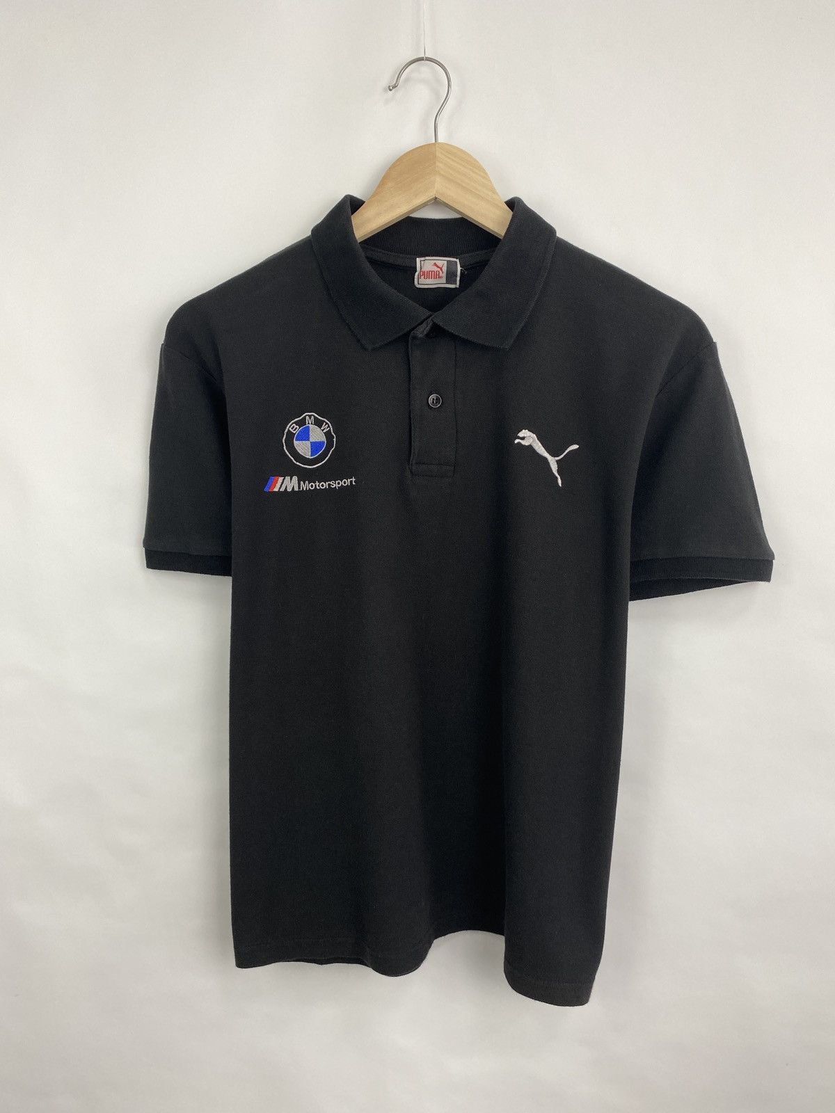 BMW × Puma Vintage 90s BMW Puma F1 Team Racing Graphic Polo T-Shirt Size US M / EU 48-50 / 2 - 3 Thumbnail
