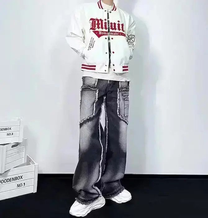 Japanese Brand Opium Cargo Stack Denim Jeans, Utility Washed Jeans Size US 32 / EU 48 - 2 Thumbnail