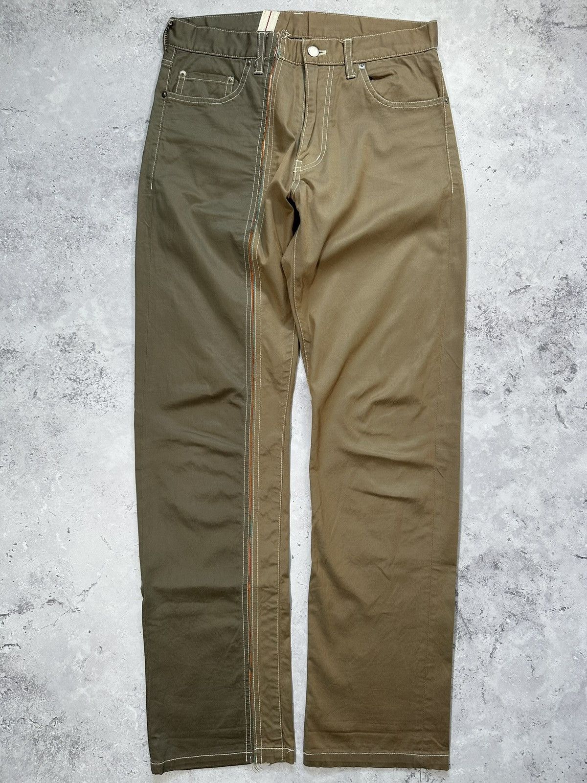 Comme des Garcons Homme Comme Des Garçons Homme AD2000 Split Reconstruction Trousers Size US S / EU 44-46 / 1 - 2 Thumbnail