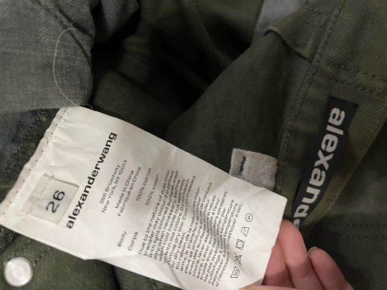 Alexander Wang Alexander Wang Washed Denim Cargo Pants- Size 26" / US 2 / IT 38 - 2 Thumbnail