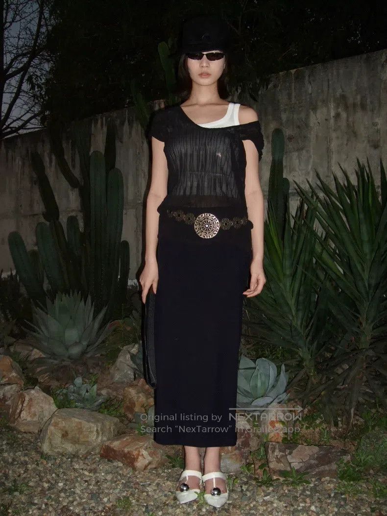 Yohji Yamamoto Yohji Yamamoto size ss 92aw Black Skirt Size 24" / US 00 / IT 34 - 3 Thumbnail