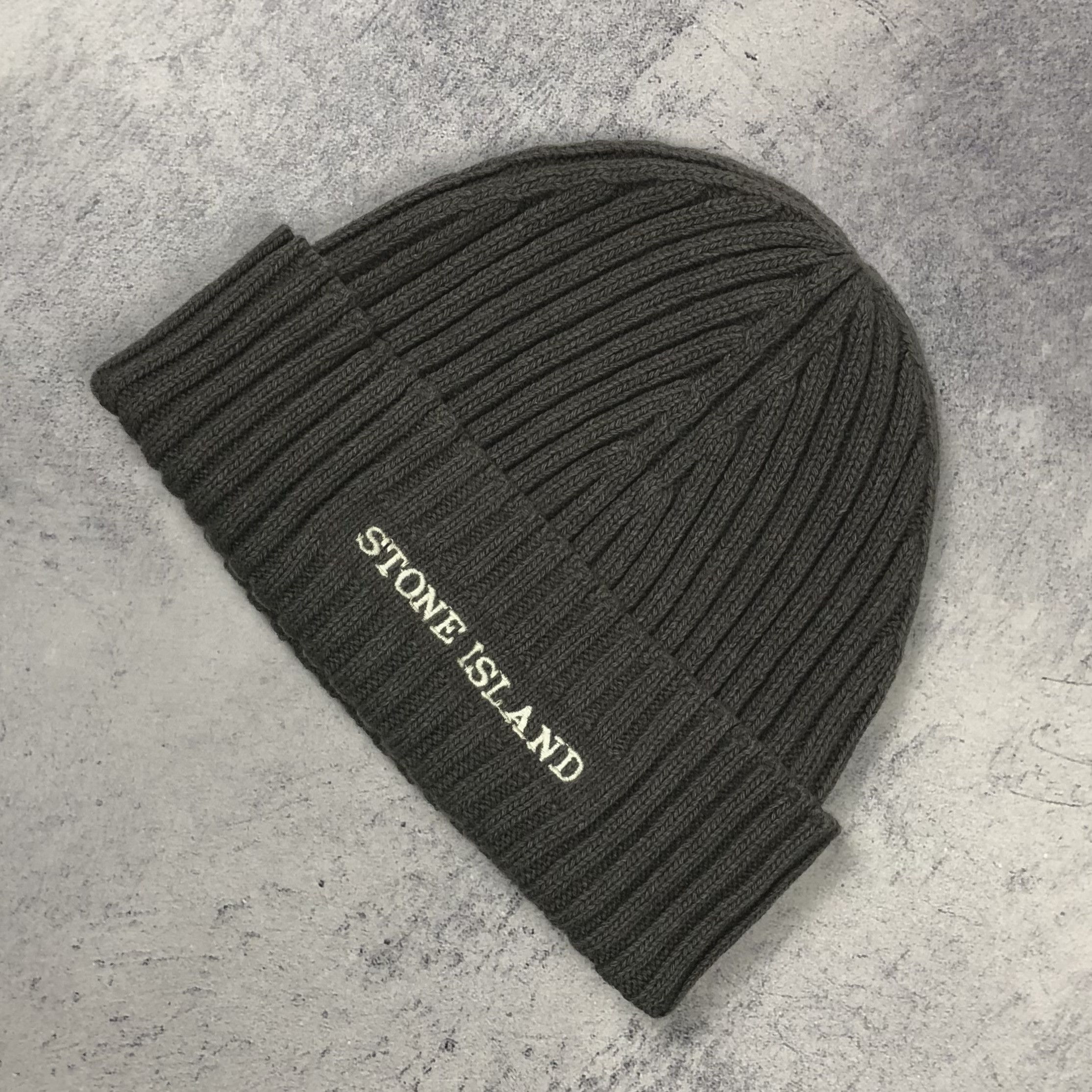 Stone Island Archive Stone Island Hat Ribbed Wool Nylon Size ONE SIZE - 2 Thumbnail