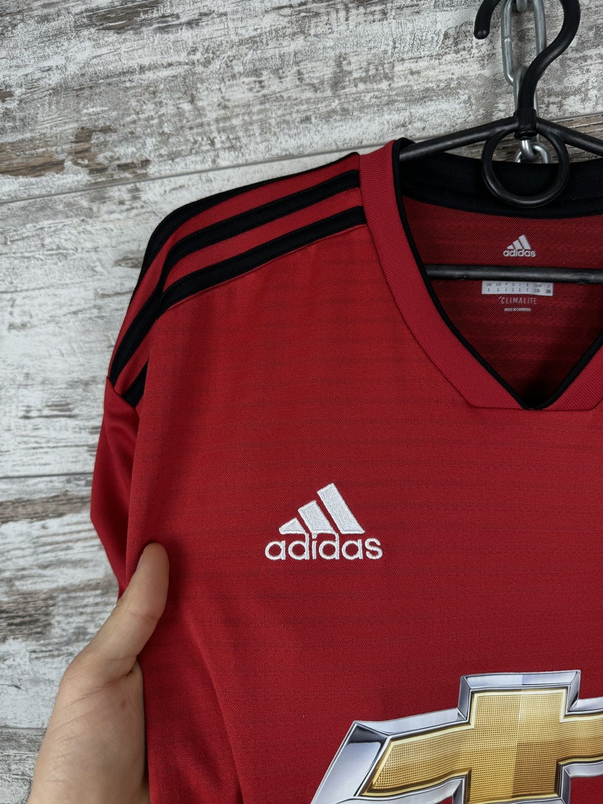 Adidas Mens Adidas Anthony Martial Manchester United T-shirt tee Size US L / EU 52-54 / 3 - 6 Thumbnail