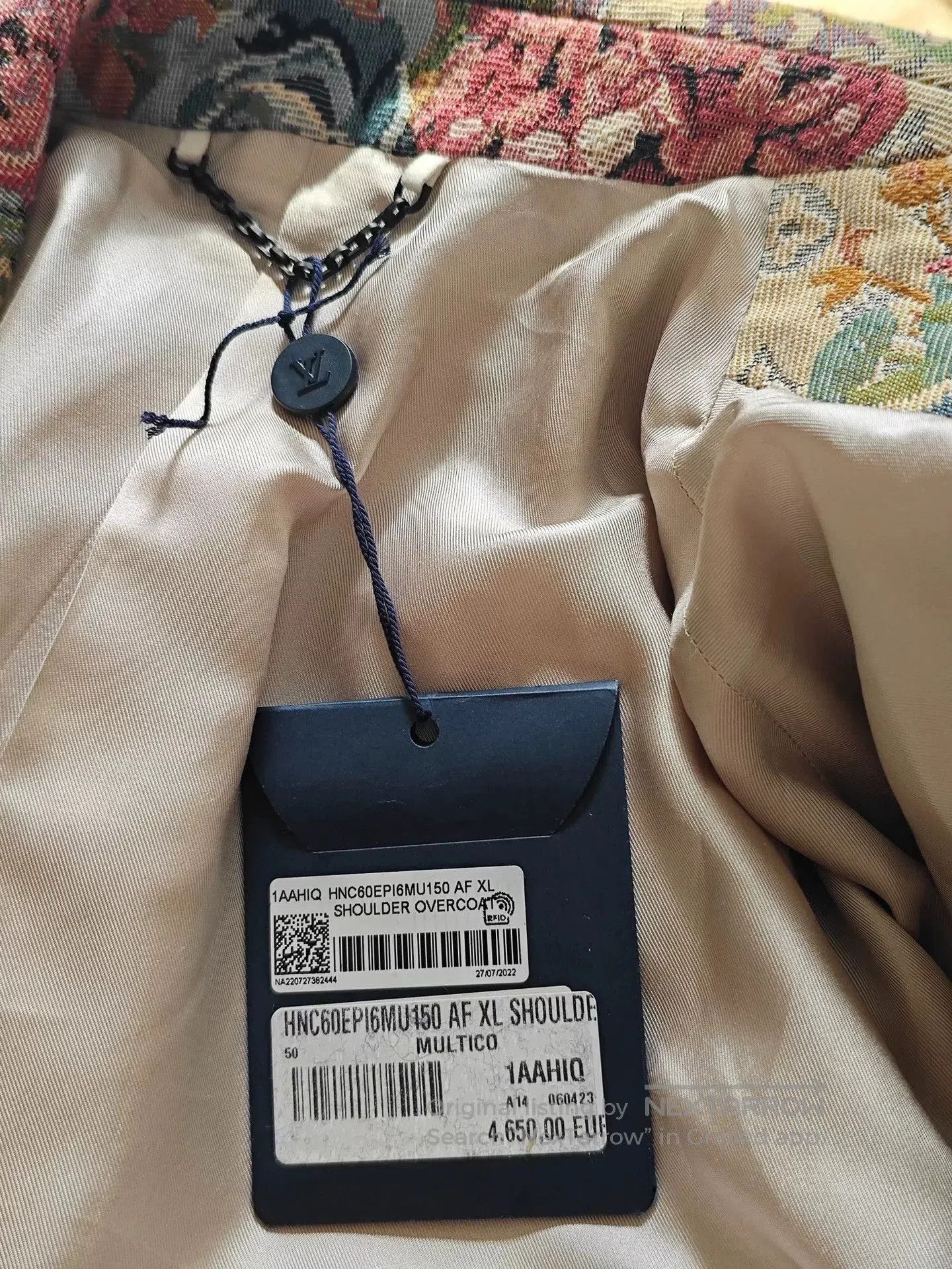 Louis Vuitton Louis Vuitton LV22FW Floral Monogram Wool Coat. Size US M / EU 48-50 / 2 - 3 Thumbnail