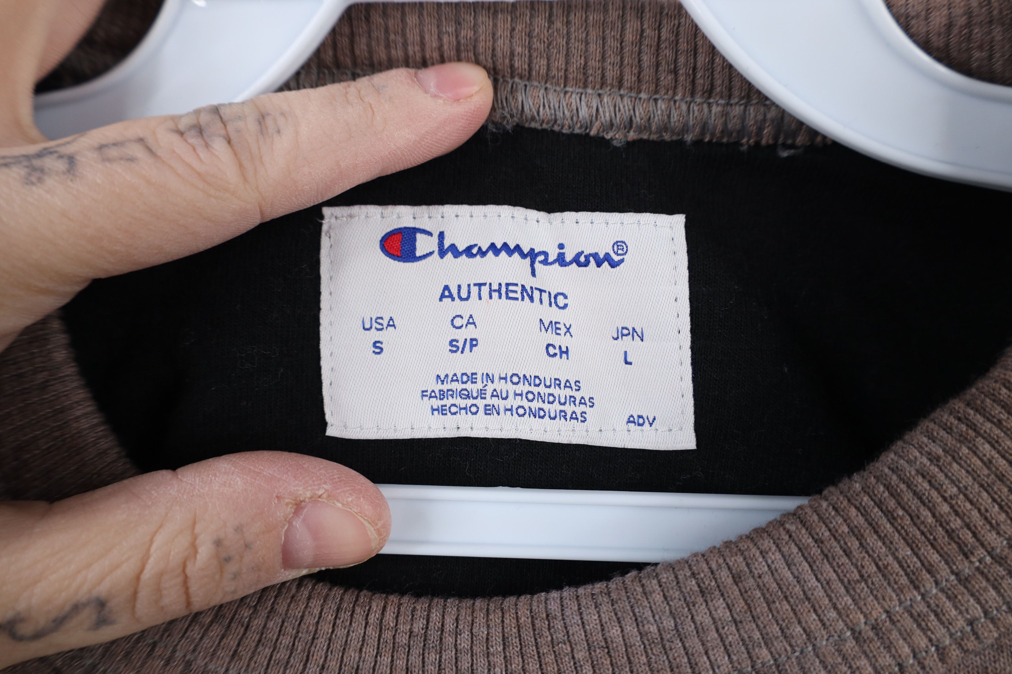 Champion × Vintage Vintage Champion Classic Logo Acid Wash Sweatshirt Size US S / EU 44-46 / 1 - 8 Thumbnail