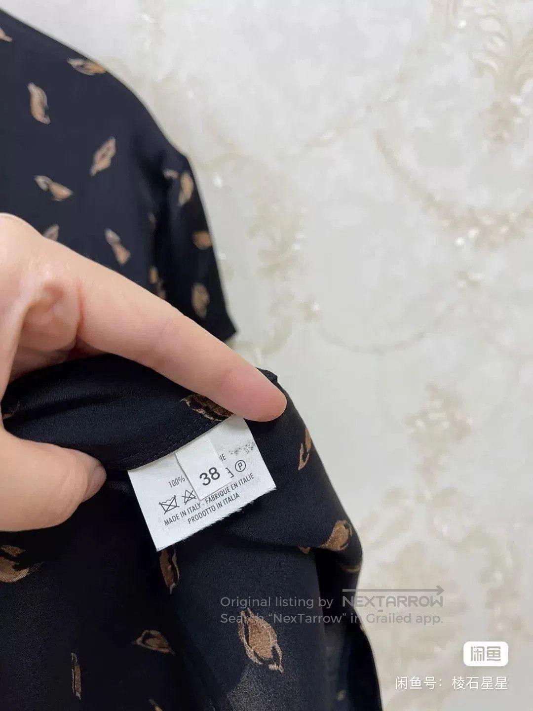 Saint Laurent Paris Saint Laurent Feather Silk Runway Dress. Size M / US 6-8 / IT 42-44 - 3 Thumbnail