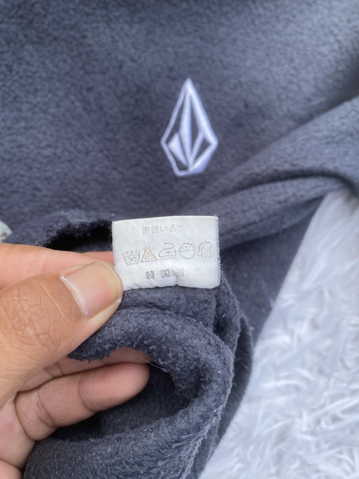 Volcom Rare Volcom Fleece Grey Hoodie Size US L / EU 52-54 / 3 - 15 Thumbnail