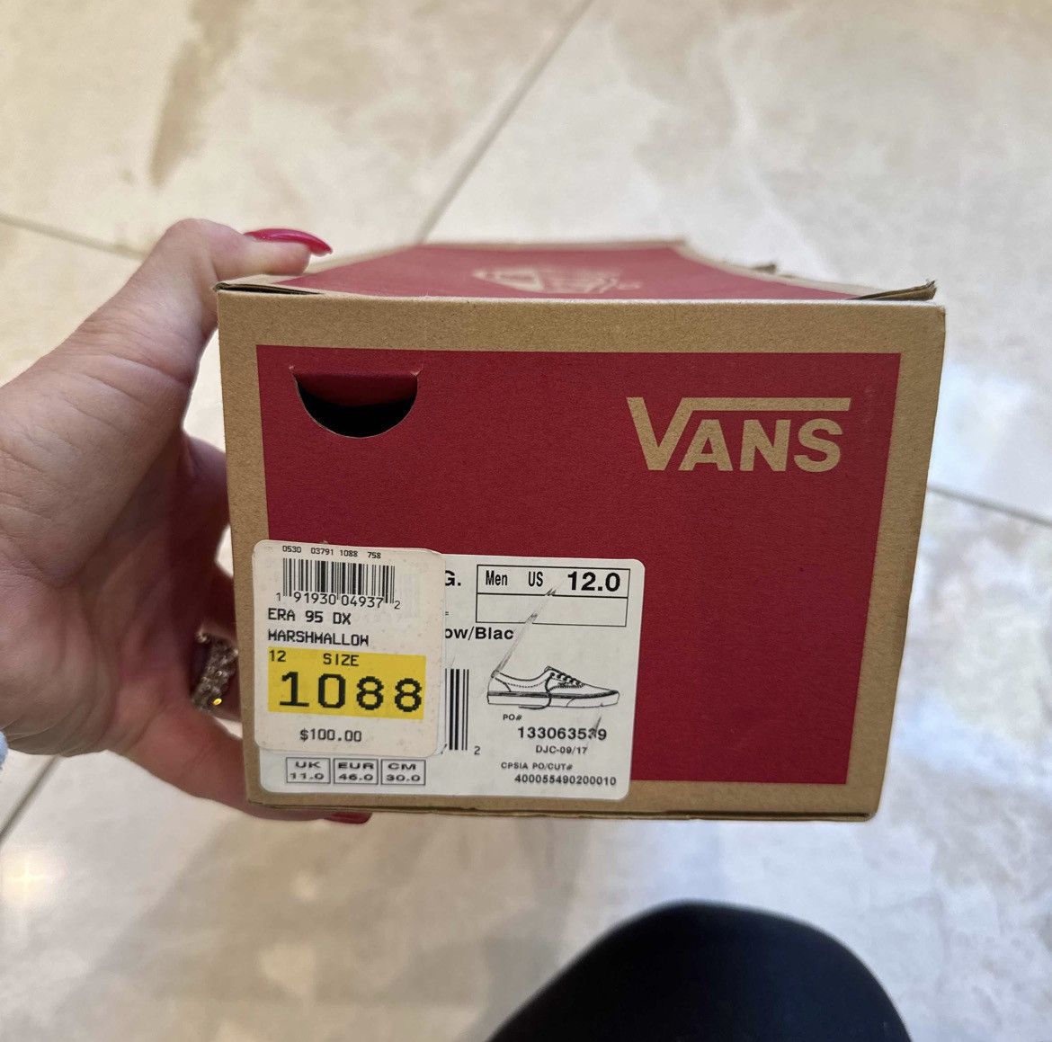 Fear of God × Vans Fear of God x Vans Era 95 DX 'Collection 2 White' Size US 12 / EU 45 - 8 Thumbnail