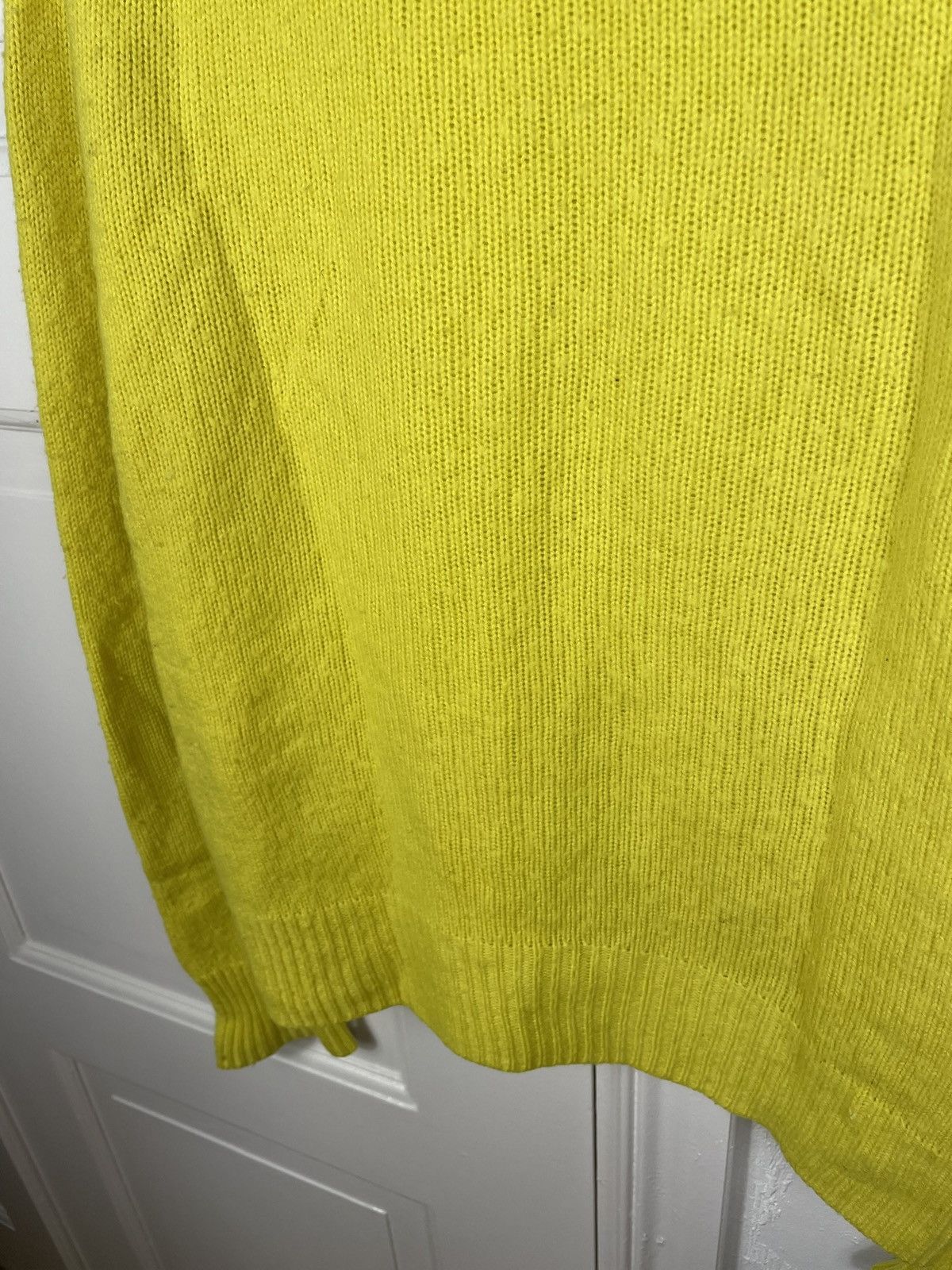 Acne Studios Acne Studios 🔥 peele neon yellow sweater distressed Size US S / EU 44-46 / 1 - 6 Thumbnail