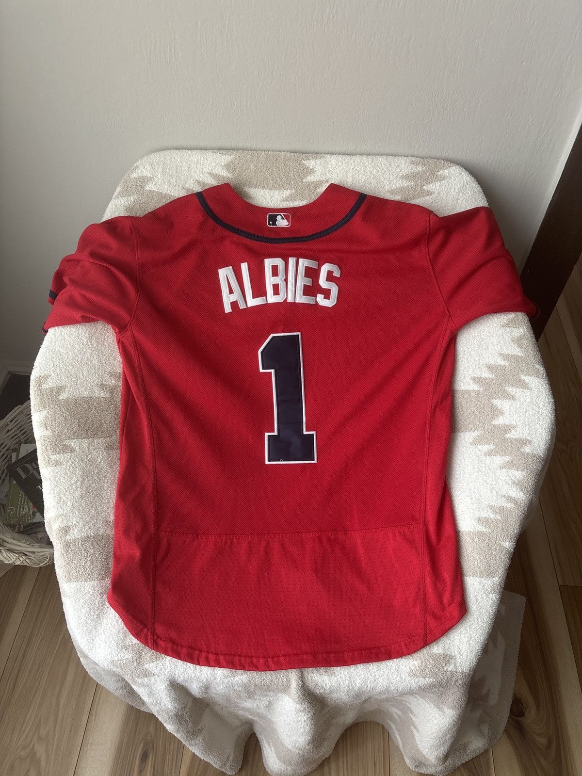 Other Ozzie Albies Red Braves Jersey Size US L / EU 52-54 / 3 - 1 Thumbnail