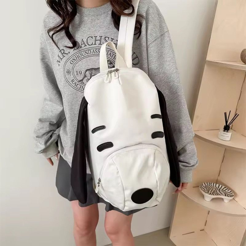Other Little Dog Canvas Large Capacity Backpack Size ONE SIZE - 1 Thumbnail