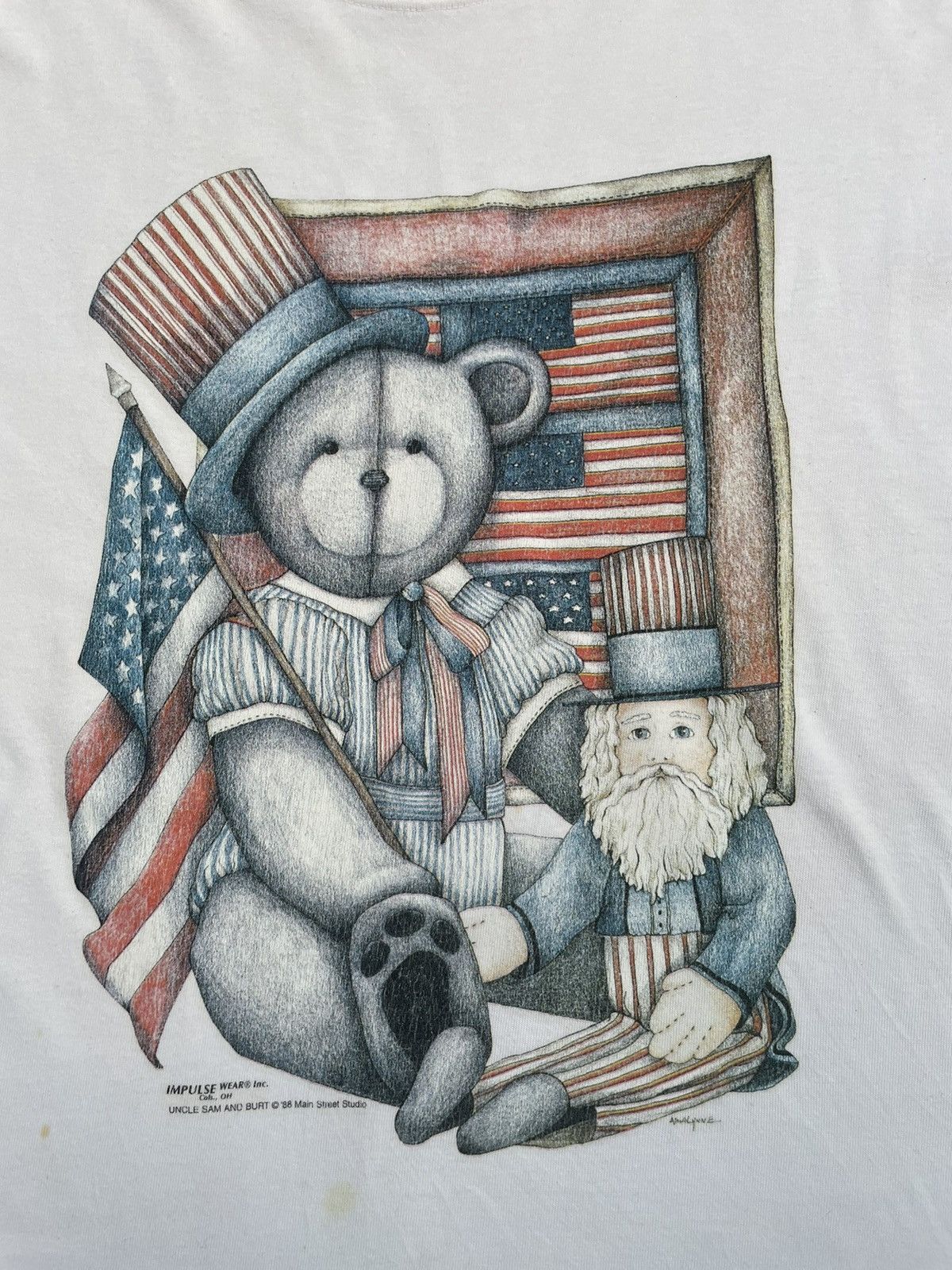 Flagstuff Vintage Uncle Sam & Burt 88 Main Street Studio Size US L / EU 52-54 / 3 - 16 Thumbnail