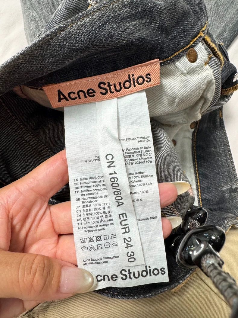 Acne Studios Acne Studios Black splashed ink jeans Size US 30 / EU 46 - 3 Thumbnail