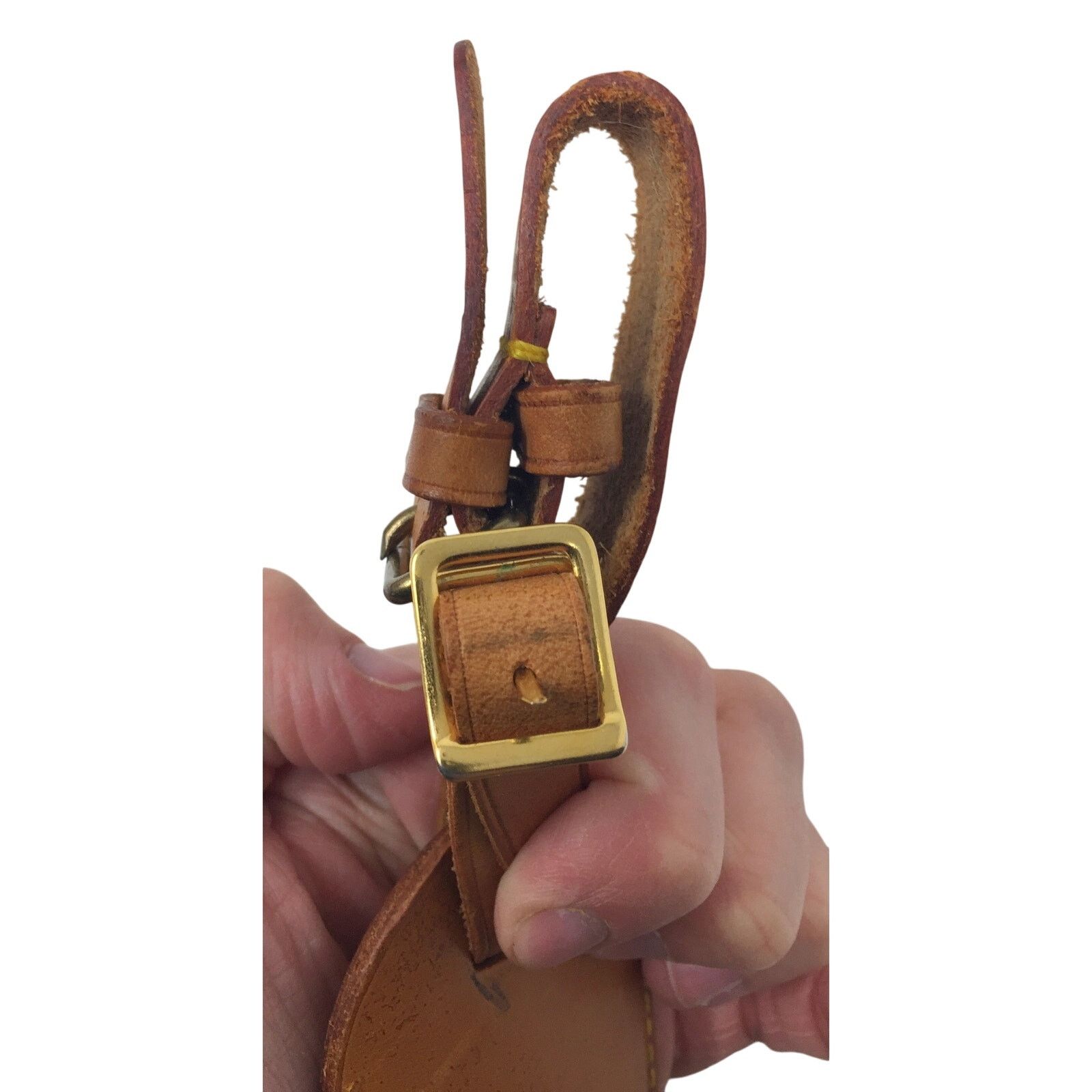 Louis Vuitton Louis Vuitton Leather Luggage Tag and Poignet Bracelet Set Size ONE SIZE - 6 Thumbnail
