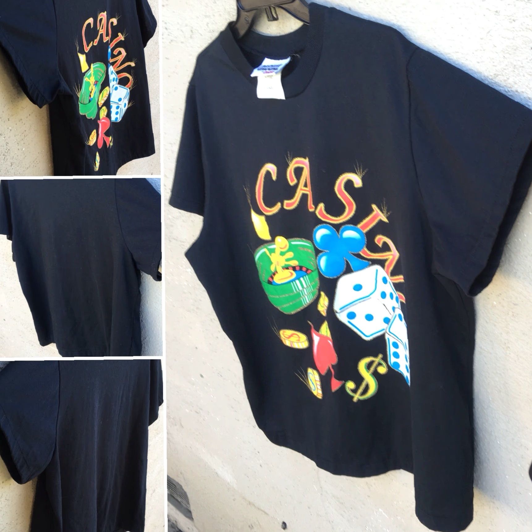 Vintage VINTAGE Casual Knit Wear By Dobie T-Shirt L Black 50/50 Polyester Cotton Casual Mens Size L / US 10 / IT 46 - 3 Thumbnail