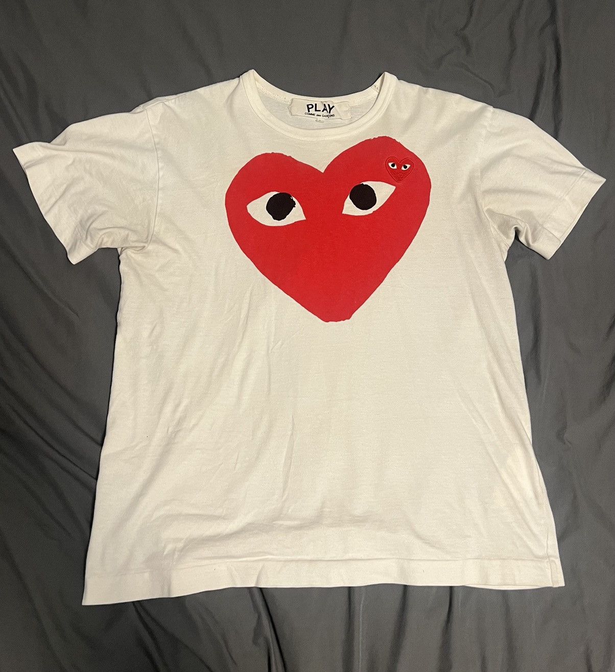 【Comme des Garcons PLAY】Big Heart T-Shirt COMME DES GARCONS PLAY CDG Play Big Heart T-shirt AZ-T112