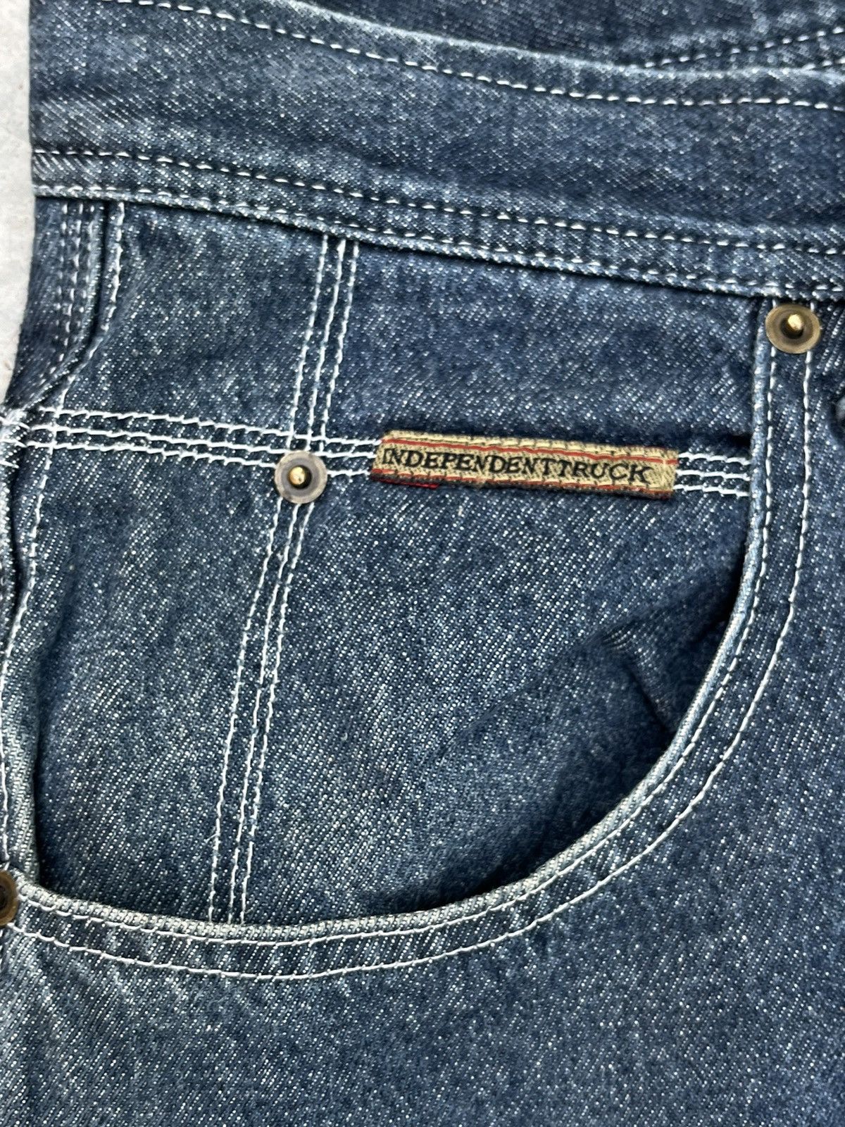 Independent Truck Co. VINTAGE INDEPENDENT TRUCK DENIM 🚚 Size US 34 / EU 50 - 5 Thumbnail