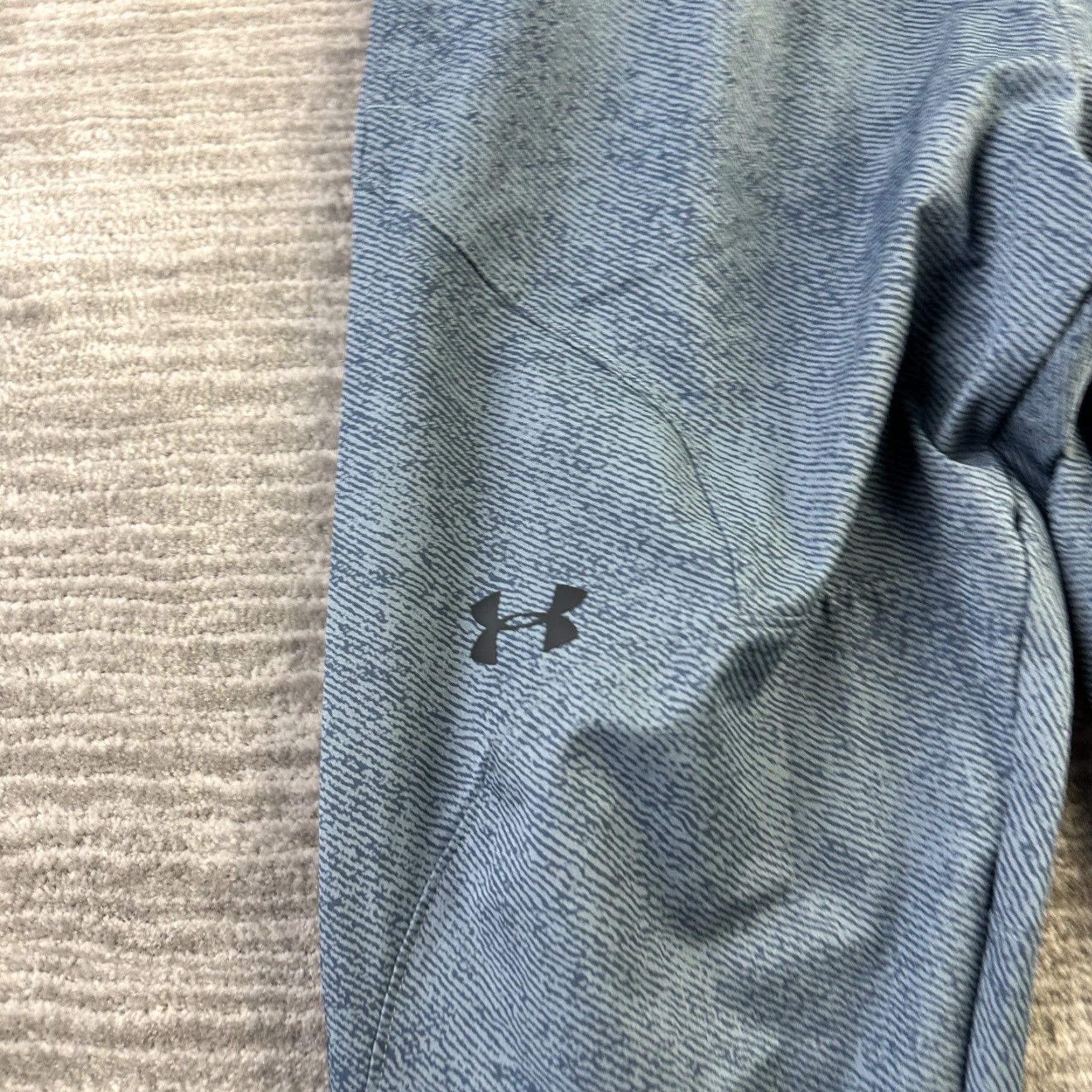 Under Armour Under Armour Pants Mens Medium Blue Unstoppable Sweatpants Joggers Fashion Activewear Regular Fit Pockets Elastic Waist Size US 31 - 4 Thumbnail