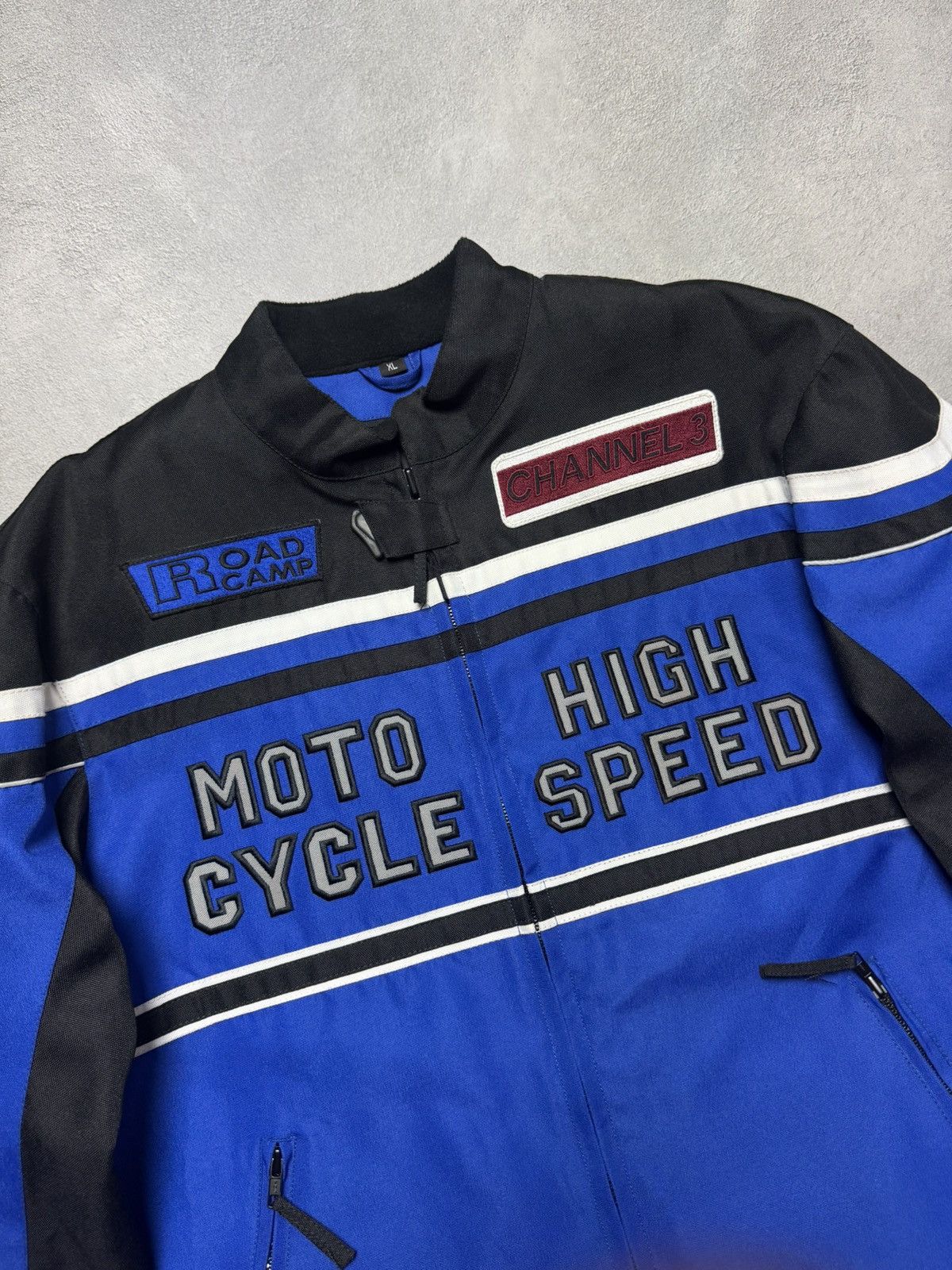 Other Moto High Cycle Speed Biker Racing Jacket Embroidered Logo Size US XL / EU 56 / 4 - 3 Thumbnail