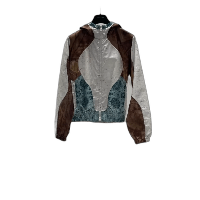 Louis Vuitton Louis Vuitton Logo Marble Pattern Windbreaker-yf Size US L / EU 52-54 / 3 - 1 Thumbnail