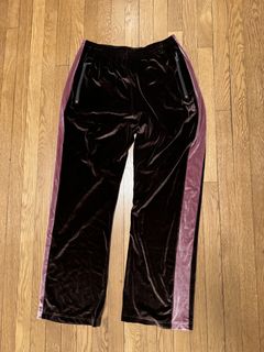 VETEMENTS x Juicy Couture Crystal-Embellished-Logo Velour Track Pant Size  XS