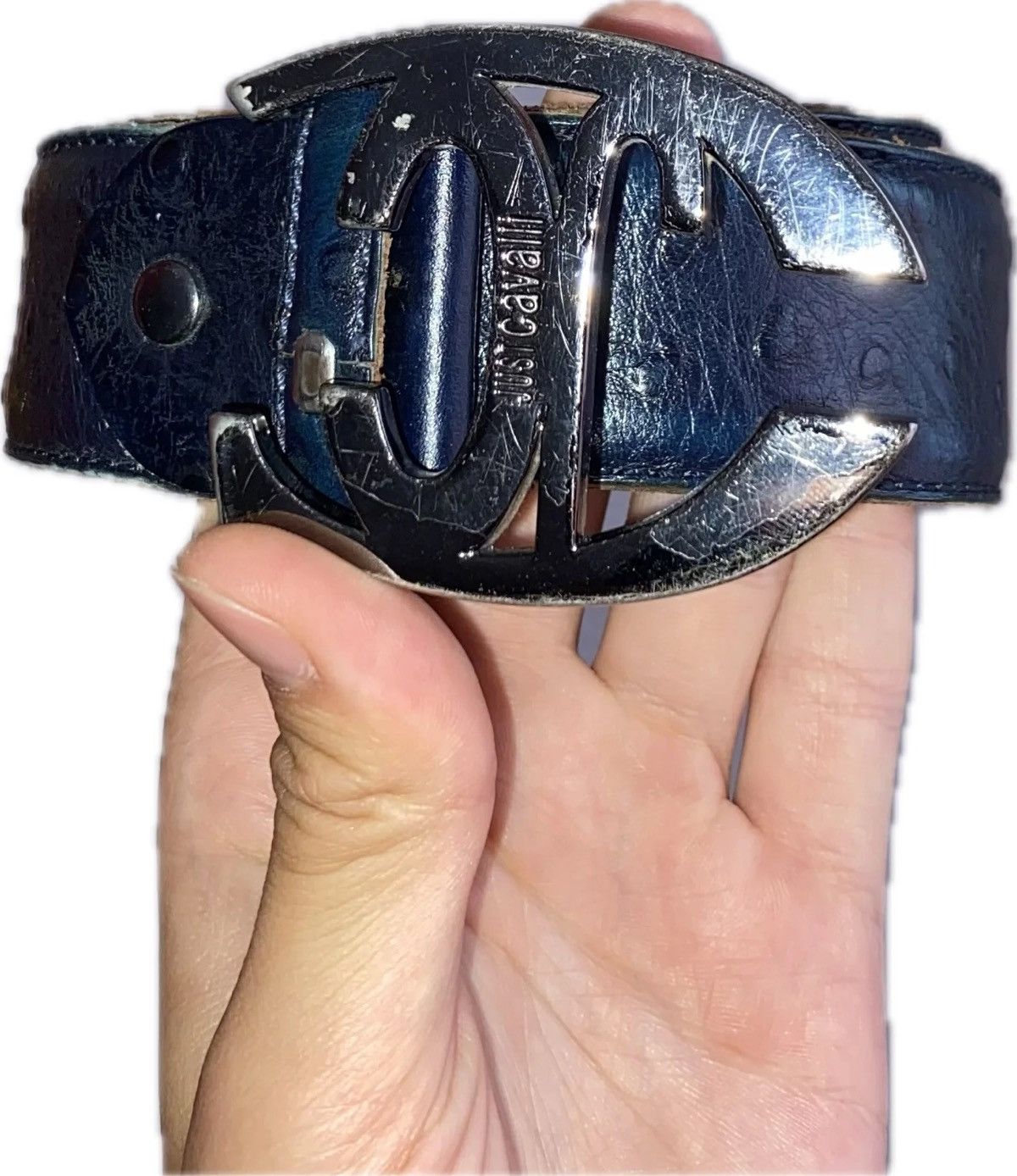 Just Cavalli Just Cavali Leather Belt Size 32 - 1 Thumbnail