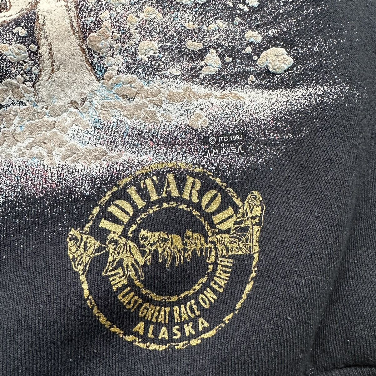 Fruit Of The Loom Vintage 1993 Iditarod Dog Sled Race Puff Print Crewneck Size US XL / EU 56 / 4 - 8 Thumbnail