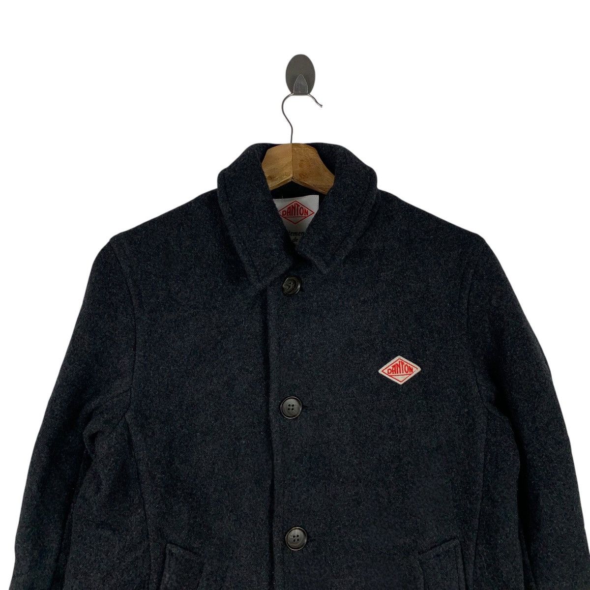Danton × Vintage Vintage DANTON Vetements de Travail France Wool Coat Jacket Size US S / EU 44-46 / 1 - 4 Thumbnail