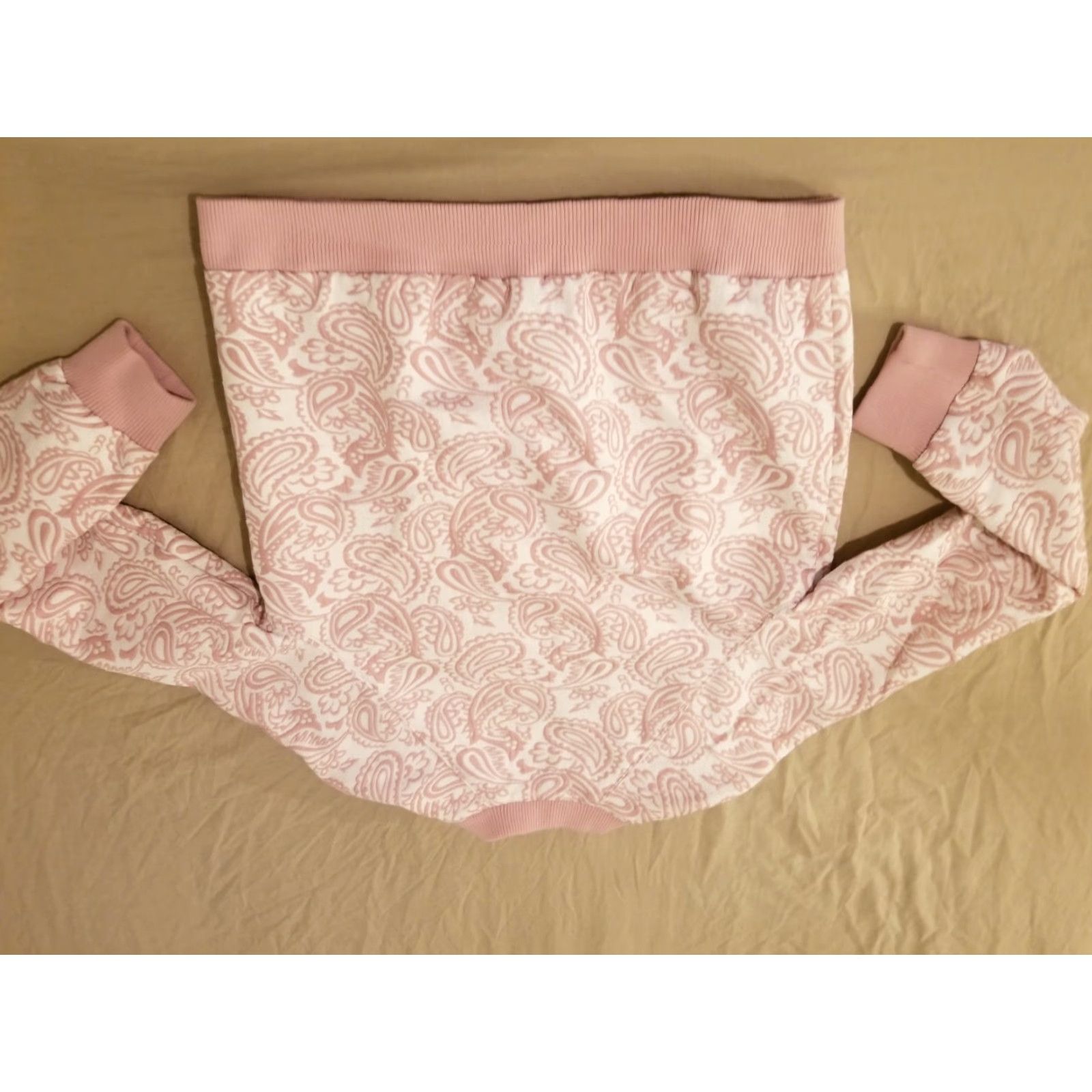 Vintage Womens Victoria Beckham Jacket M Medium Pink Cotton Bomber Jacket Womens M Pink Victoria Beckham Jacket Size M / US 6-8 / IT 42-44 - 2 Thumbnail