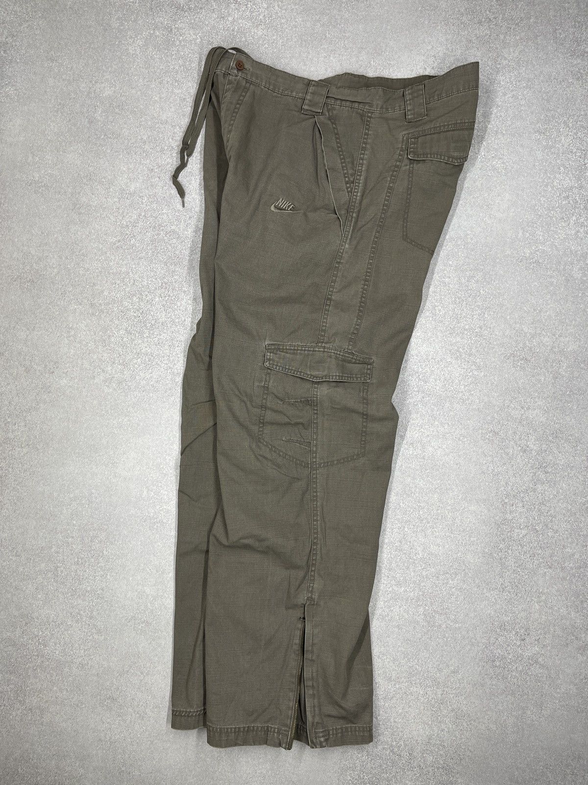 Nike Vintage Nike Cargo Pants Grey Drill Y2K TECH ACG TN Size US 36 / EU 52 - 4 Thumbnail