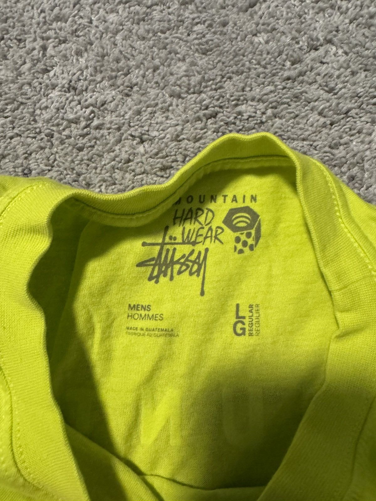 Mountain Hardwear × Stussy Mountain Hardwear x Stussy Neon Green Gorpcore Tee Size US L / EU 52-54 / 3 - 3 Thumbnail
