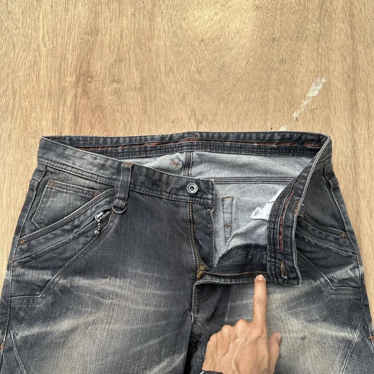 Hysteric Glamour FLARE/BOOTCUT🔥 NICOLE CLUB FOR MEN JAPAN DENIM PANTS W34L31 Size US 34 / EU 50 - 6 Thumbnail
