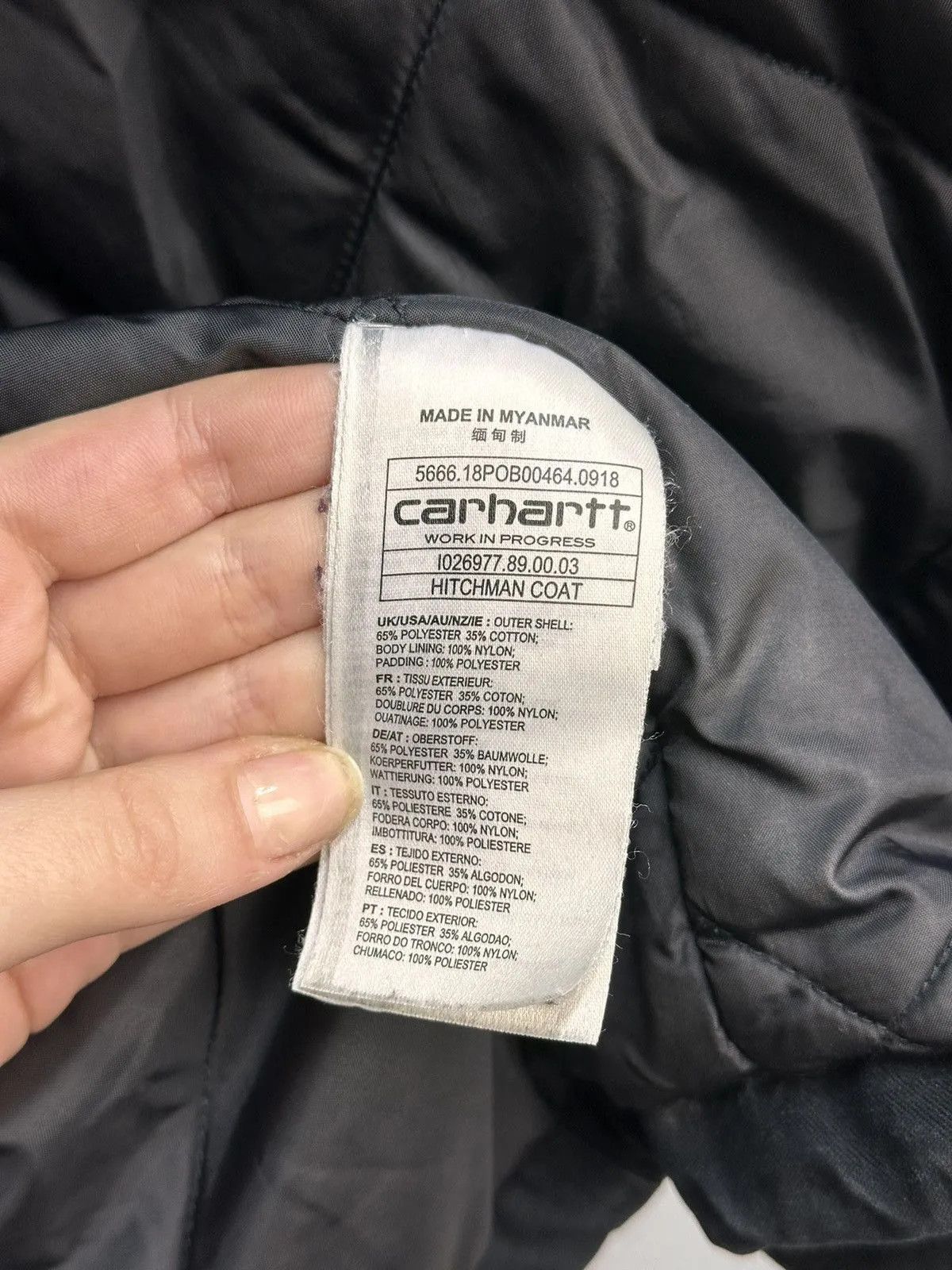 Carhartt Carhartt Black Parka Workwear Jacket Utility 90s Size US L / EU 52-54 / 3 - 10 Thumbnail