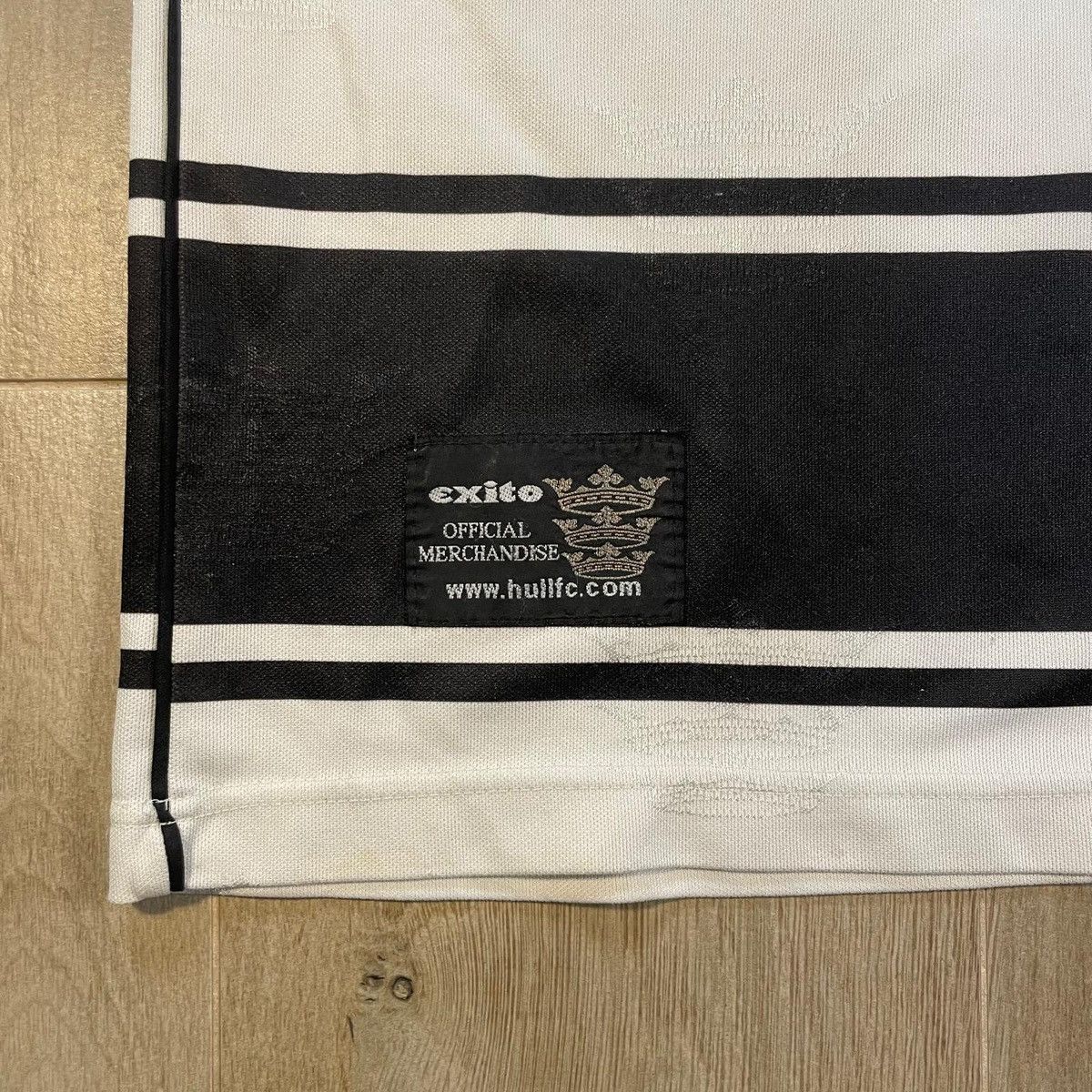 Other Hull FC black and white striped rugby shirt tee vintage 90s Size US L / EU 52-54 / 3 - 6 Thumbnail